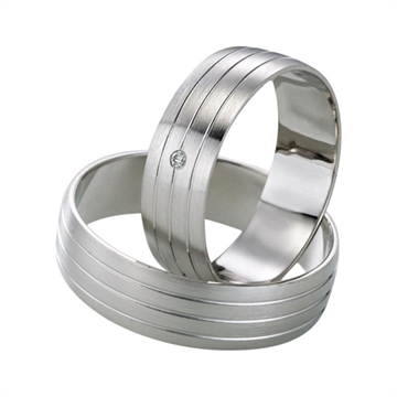 Vielsesringe i Hvidguld