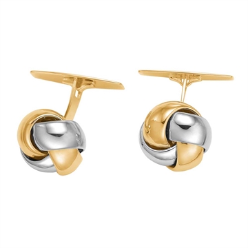 Manchetknapper i 14 kt. Guld - 13 mm