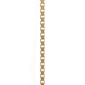 Forgyldt Venezia kæde - 0,9 mm