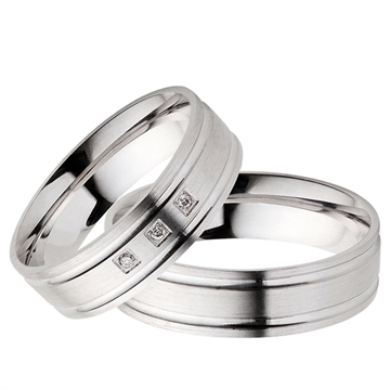 Vielsesringe i Sølv