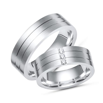 Vielsesringe i Sølv