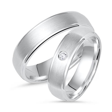 Vielsesringe i Sølv