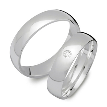 Vielsesringe i Sølv