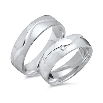 Vielsesringe i Sølv