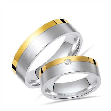 Vielsesringe i sølv