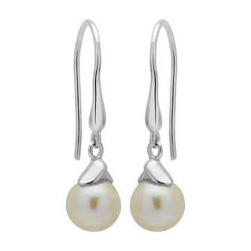 Ørehænger i Sølv med perler