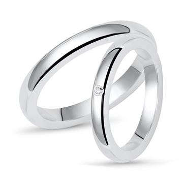 Vielsesringe i Sølv