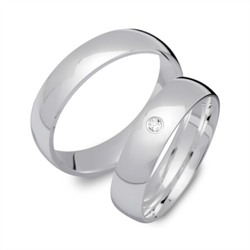 Vielsesringe i Sølv 