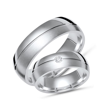 Vielsesringe i Sølv 