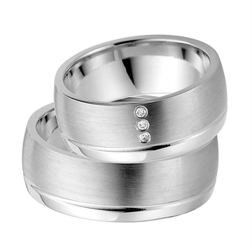 Vielsesringe i Sølv 