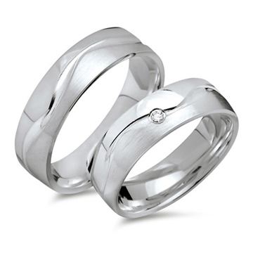 Vielsesringe i Sølv