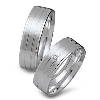 Vielsesringe i Sølv