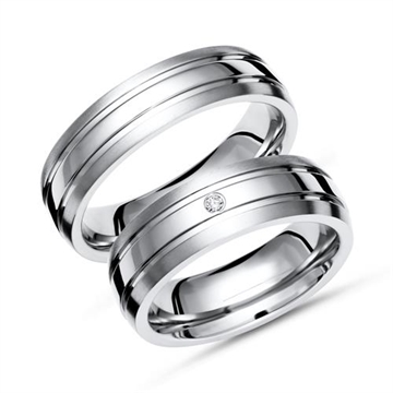 Vielsesringe i Titanium