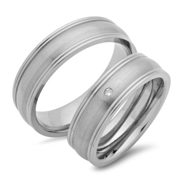 Vielsesringe i Titanium