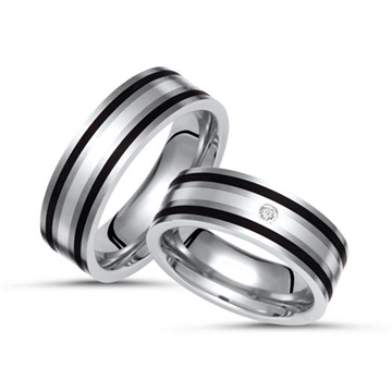 Vielsesringe i Titanium