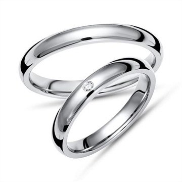 Vielsesringe i Titanium