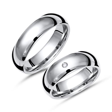 Vielsesringe i Titanium