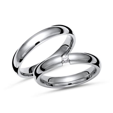 Vielsesringe i Titanium