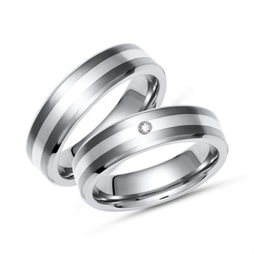 Vielsesringe i Titanium