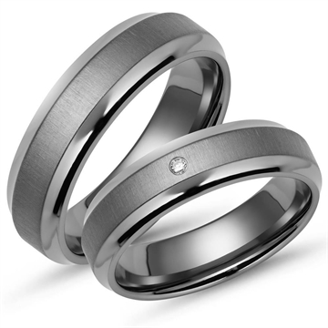 Vielsesringe i Titanium 