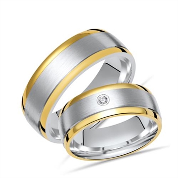 Vielsesringe i Sølv