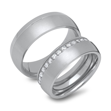 Vielsesringe i Stål