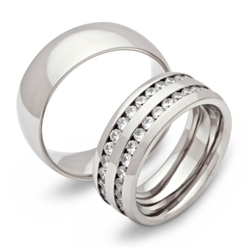 Vielsesringe i Stål