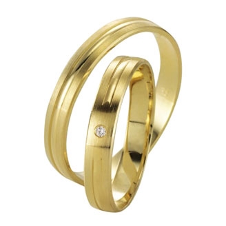 Vielsesringe i 8 kt. Guld 