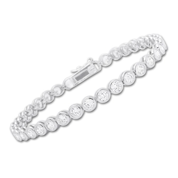 Armbånd i Sølv m. zirkonia