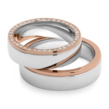 Rosaforgyldte vielseringe