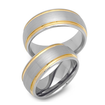 Vielsesringe i Tungsten 