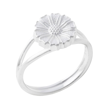 Marguerit ring i Sølv