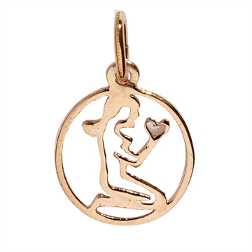 Stjernetegn i Guld med Jomfru