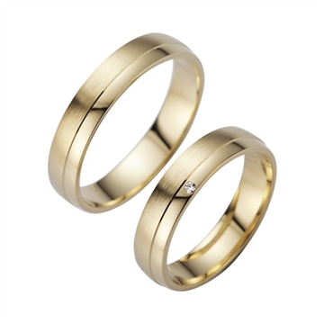 Vielsesringe i 8 kt. Guld 