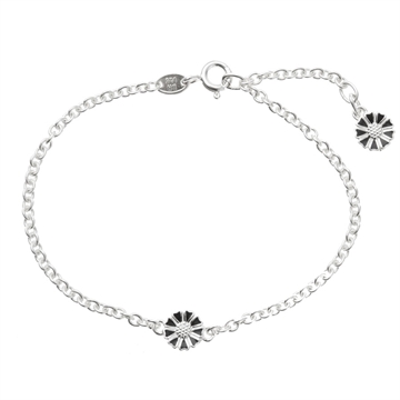 Marguerit armbånd sølv