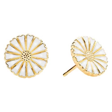 Forgyldt Marguerit ørestikker