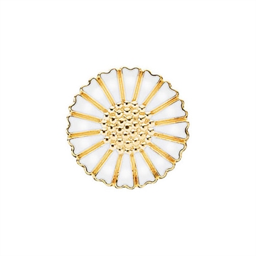 Forgyldt Marguerit broche