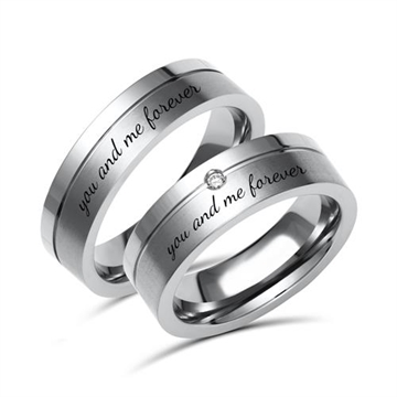 Vielsesringe i Titanium