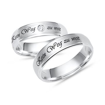 Vielsesringe i Sølv