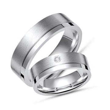 Vielsesringe i Sølv