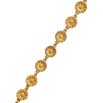 Marguerit armbånd forgyldt