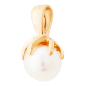 Vedhæng med perle i klo