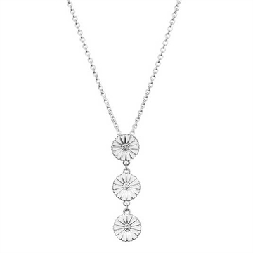 Marguerit collier sølv