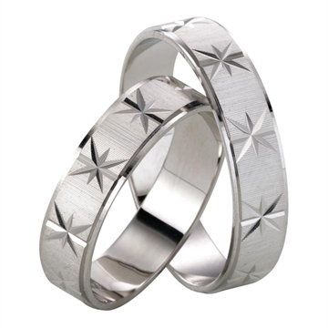 Vielsesringe i Hvidguld