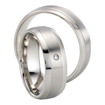 Vielsesringe i 8 kt. Guld