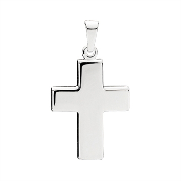 Vedhæng i Sølv med kors