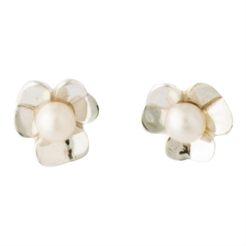 Ørestikker sølv m. blomst