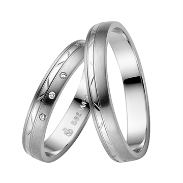 Vielsesringe i Hvidguld