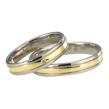 Vielsesringe i Guld & Hvidguld