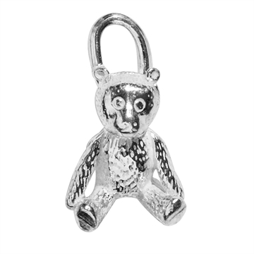 Vedhæng sølv m. bamse